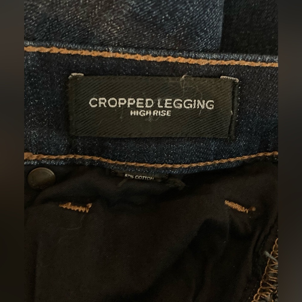 Express  Cropped Legging, High Rise, Size Large - Picture 3 of 5